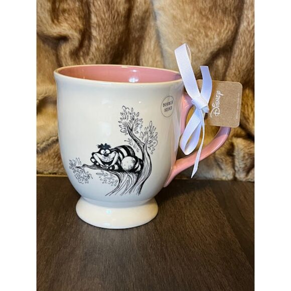 Alice in Wonderland "we're all mad here" Cheshire cat mug - Picture 1 of 3
